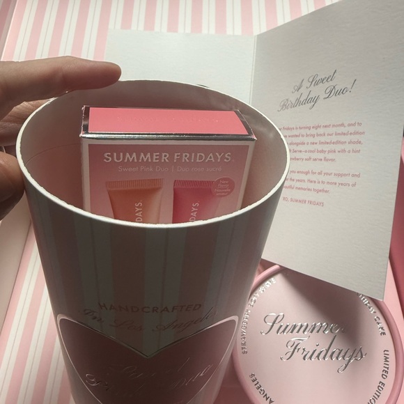 Summer Fridays Sweet Pink Duo Lip Butter Balm PR Set - Picture 7 of 7